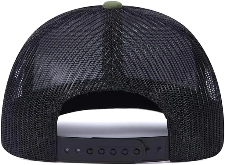 Quanhaigou Trucker Hat - Mesh Snap Back - Unisex Adjustable Baseball Cap - Outdoor Hats for Men Women