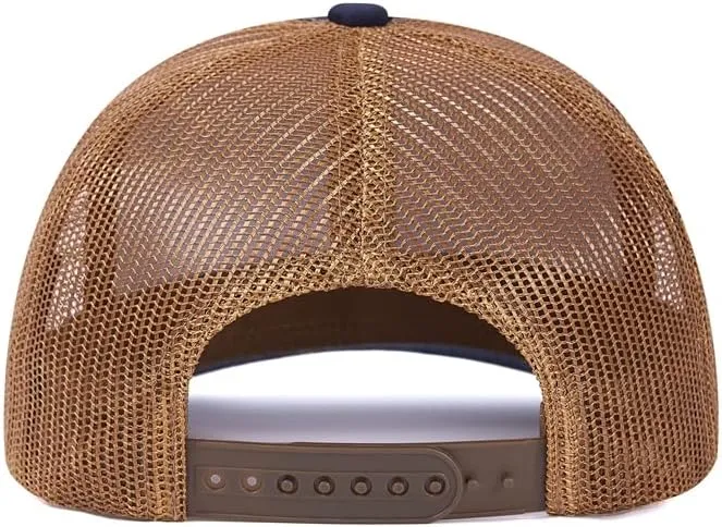 Quanhaigou Trucker Hat - Mesh Snap Back - Unisex Adjustable Baseball Cap - Outdoor Hats for Men Women