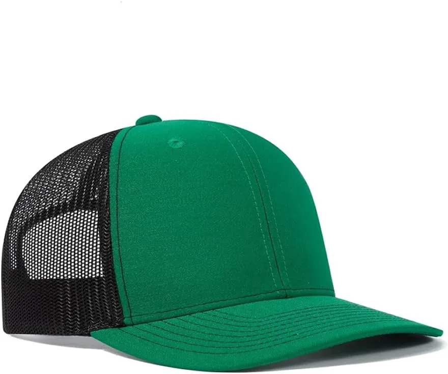 Quanhaigou Trucker Hat - Mesh Snap Back - Unisex Adjustable Baseball Cap - Outdoor Hats for Men Women