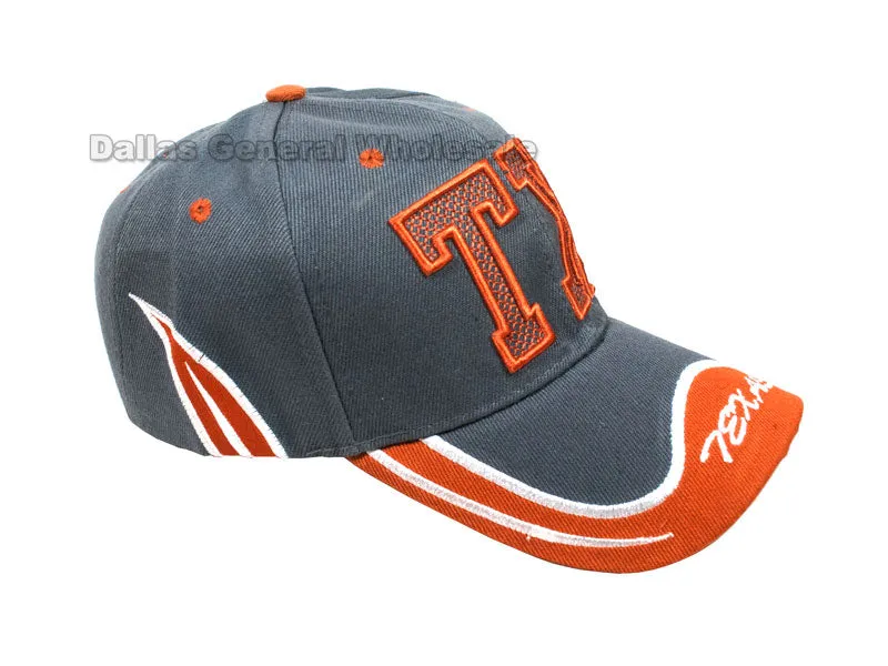 "TX" Design Casual Baseball Caps Wholesale