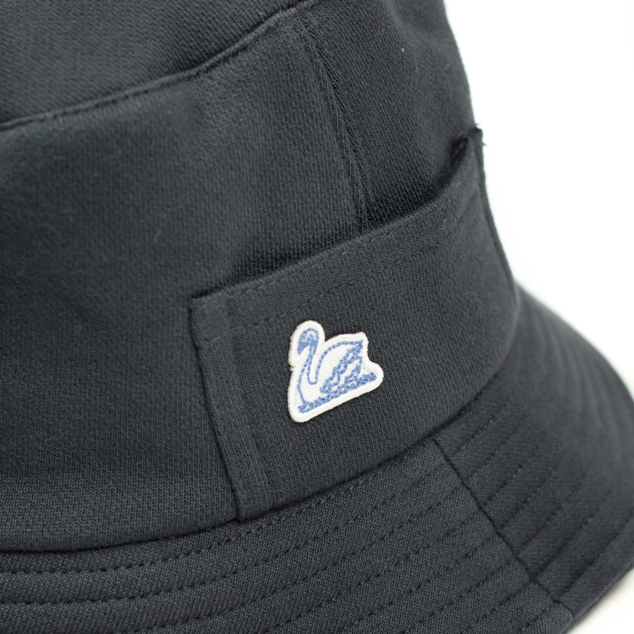 "Vintage Fleece" bucket hat in charcoal cotton