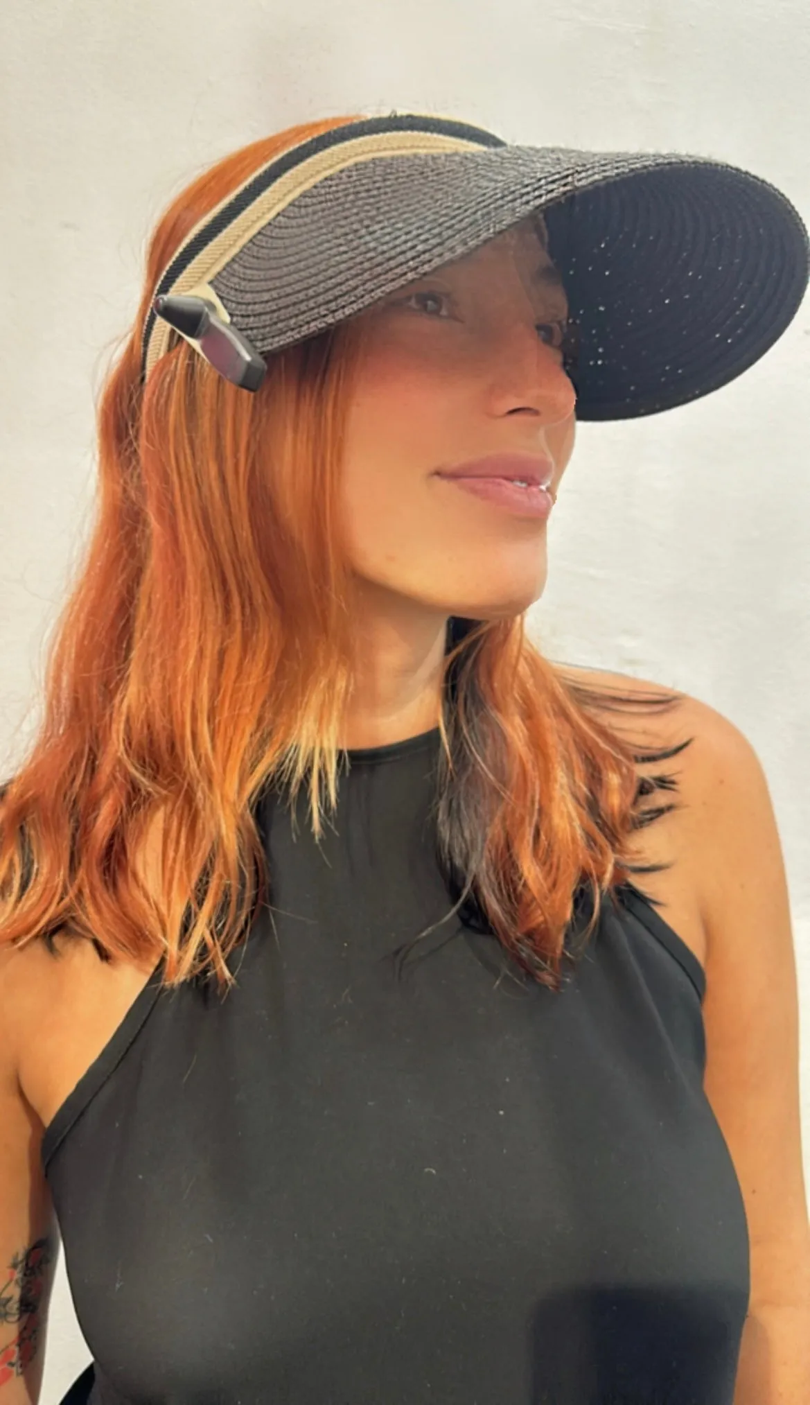 Raffia Braid Visor