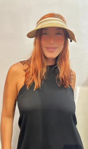Raffia Braid Visor