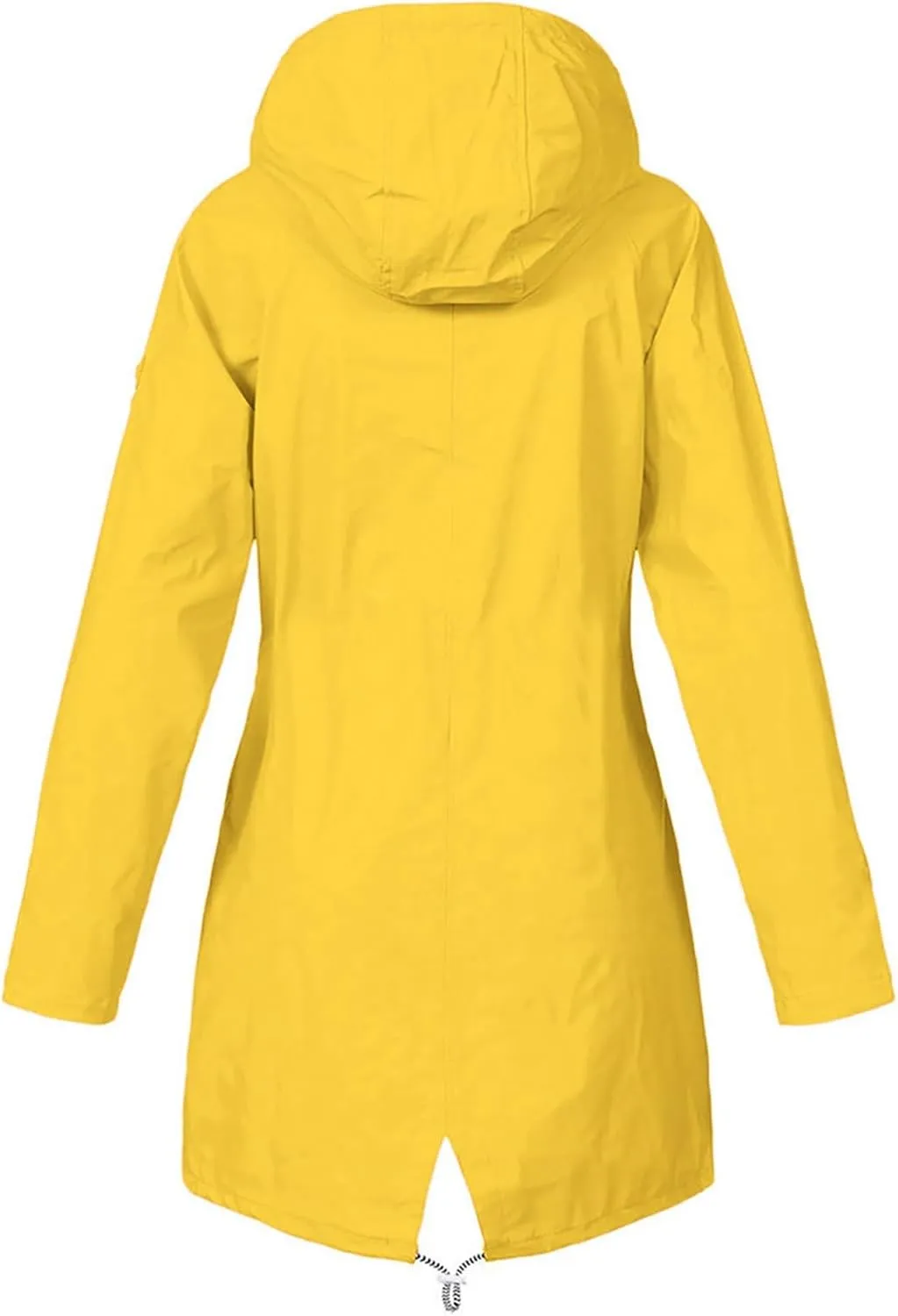 Rain Jacket Women 2024 Fall Lightweight Waterproof Raincoat Outdoor Hooded Trench Coats Windbreaker Anorak Jacket