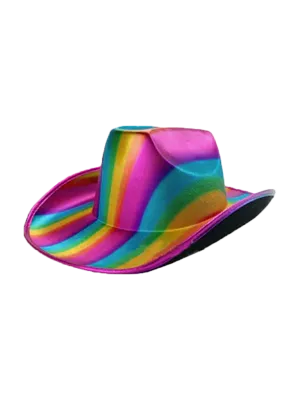 Rainbow Cowboy Pride Hats