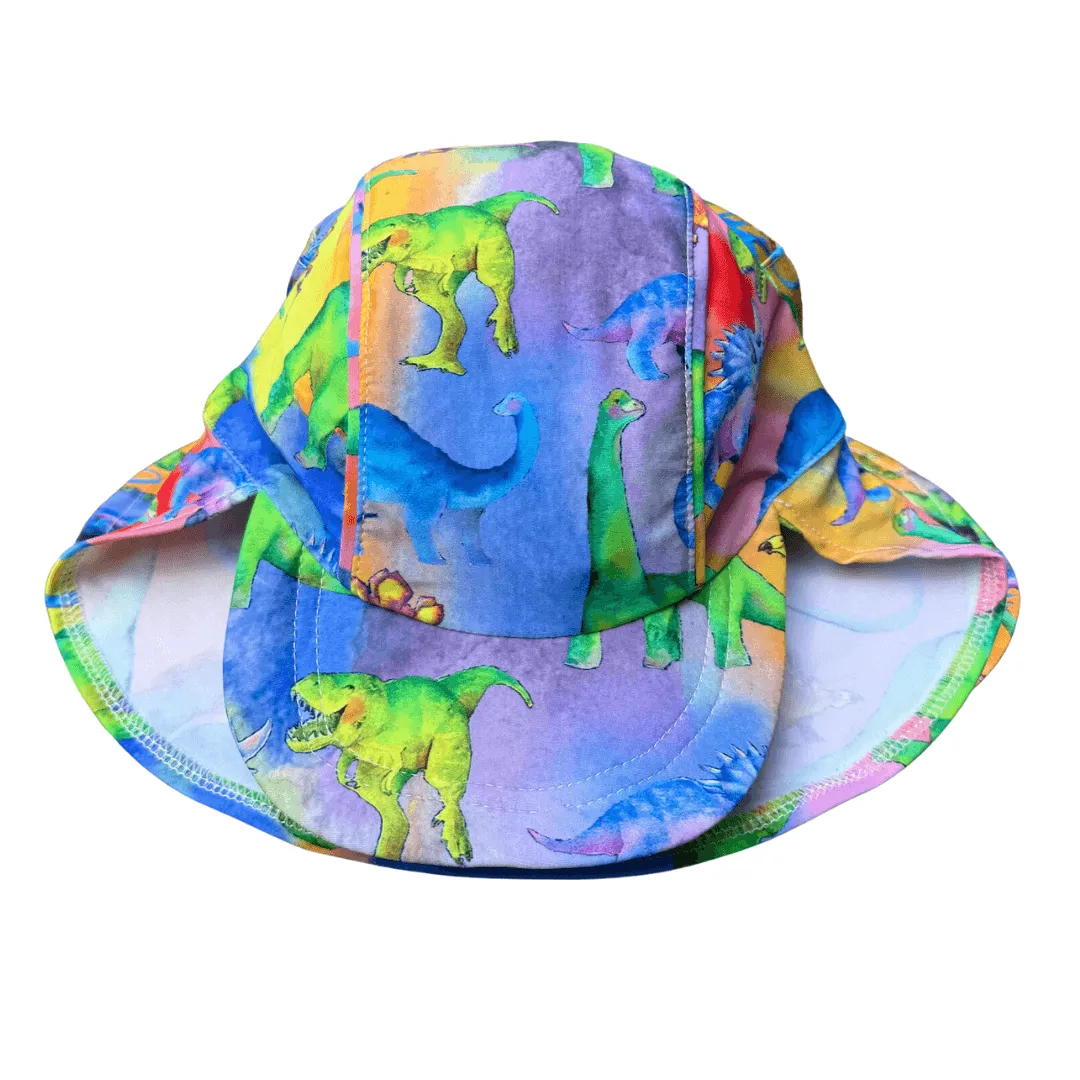 Rainbow-saurus Swim Hat