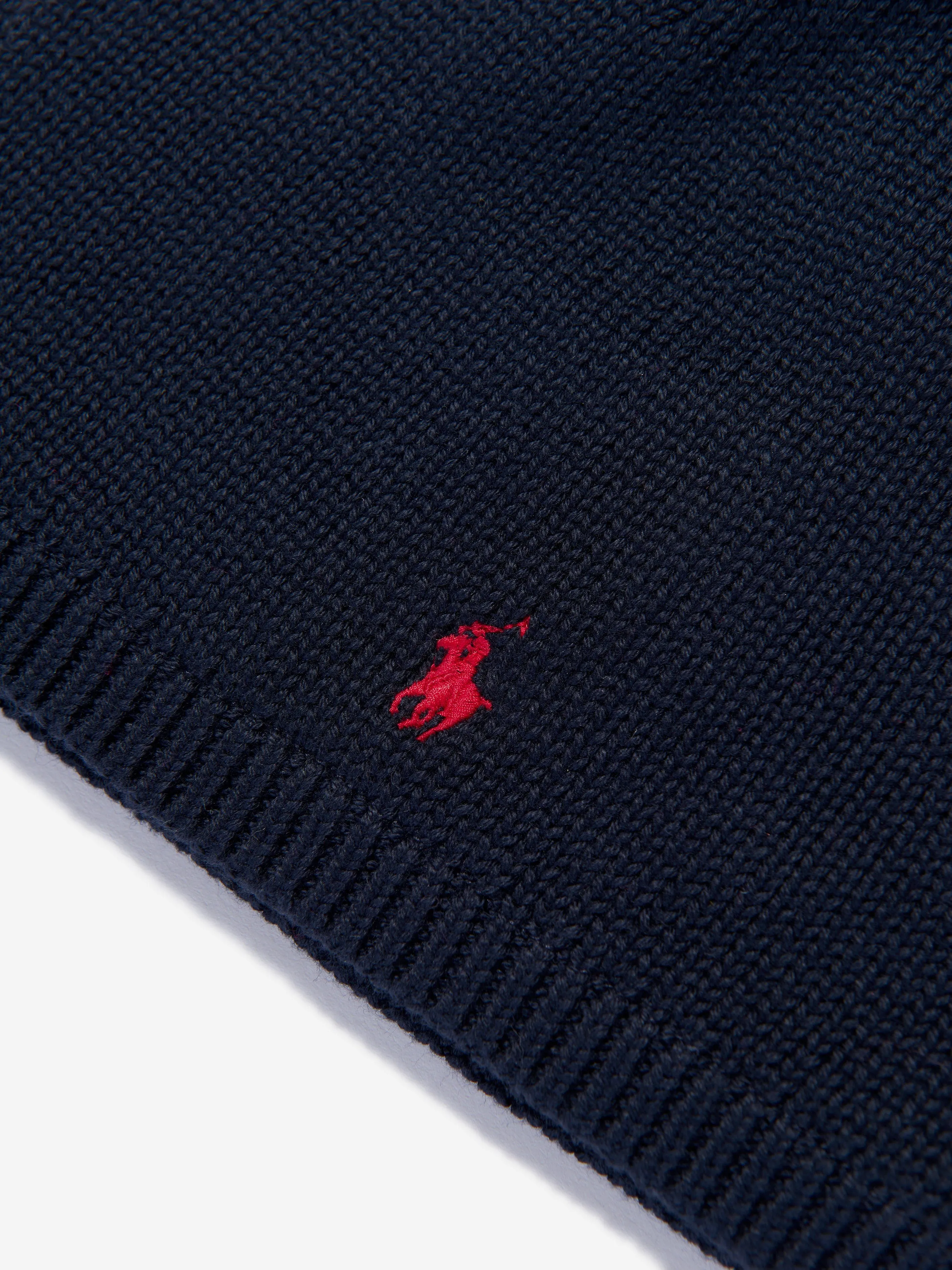 Ralph Lauren Kids Logo Ear Flap Hat
