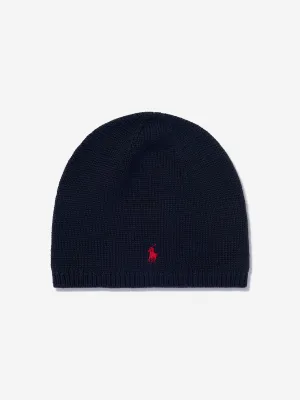 Ralph Lauren Kids Logo Ear Flap Hat