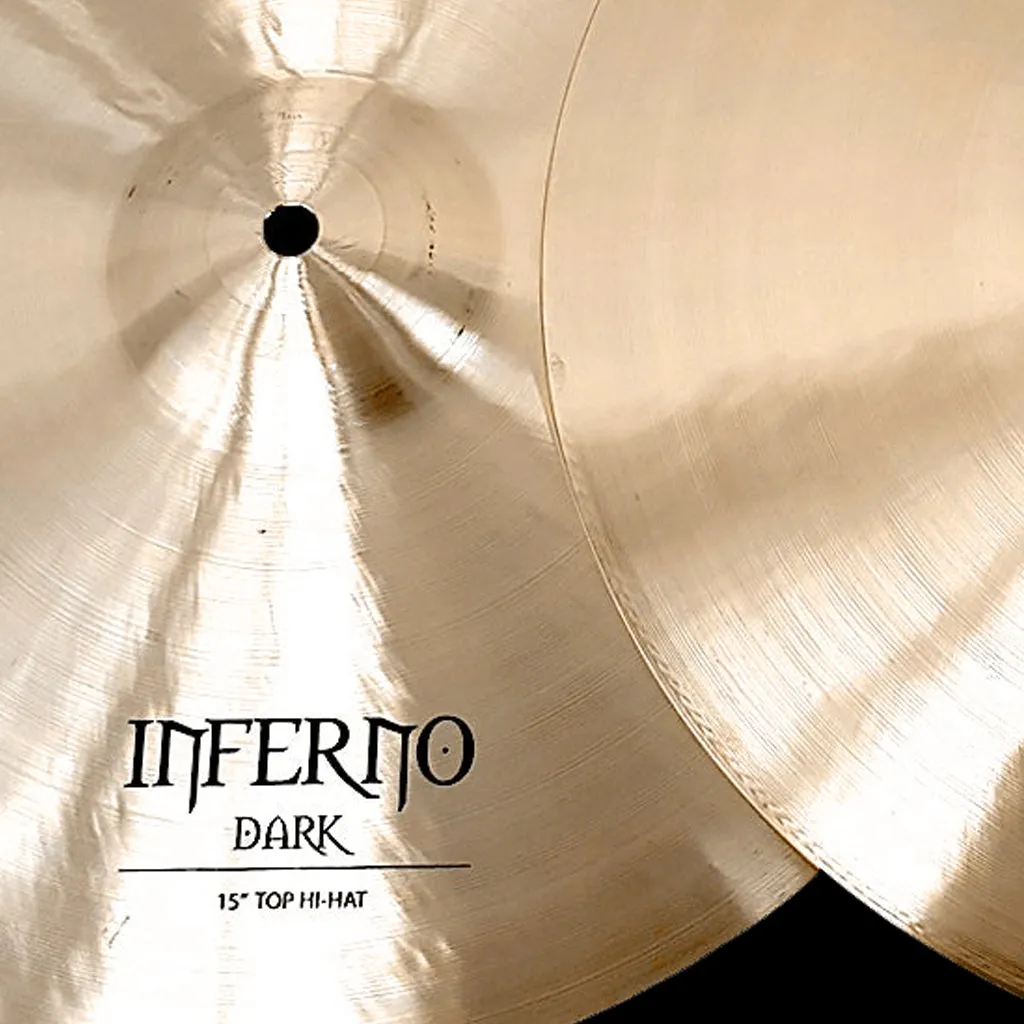 Rech Inferno Dark 15" Hi Hat Cymbals