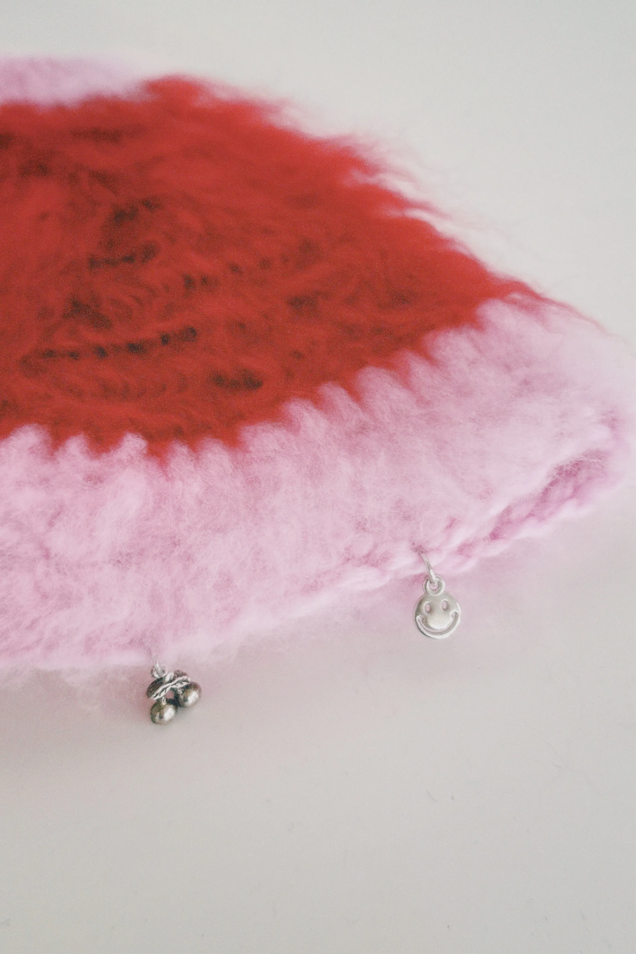 Red and Pink Crochet Hat