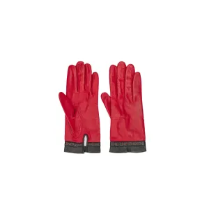 Red Leather Gloves