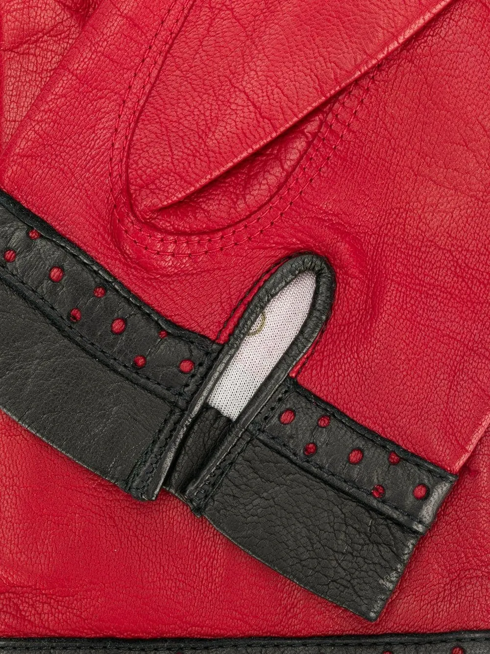 Red Leather Gloves