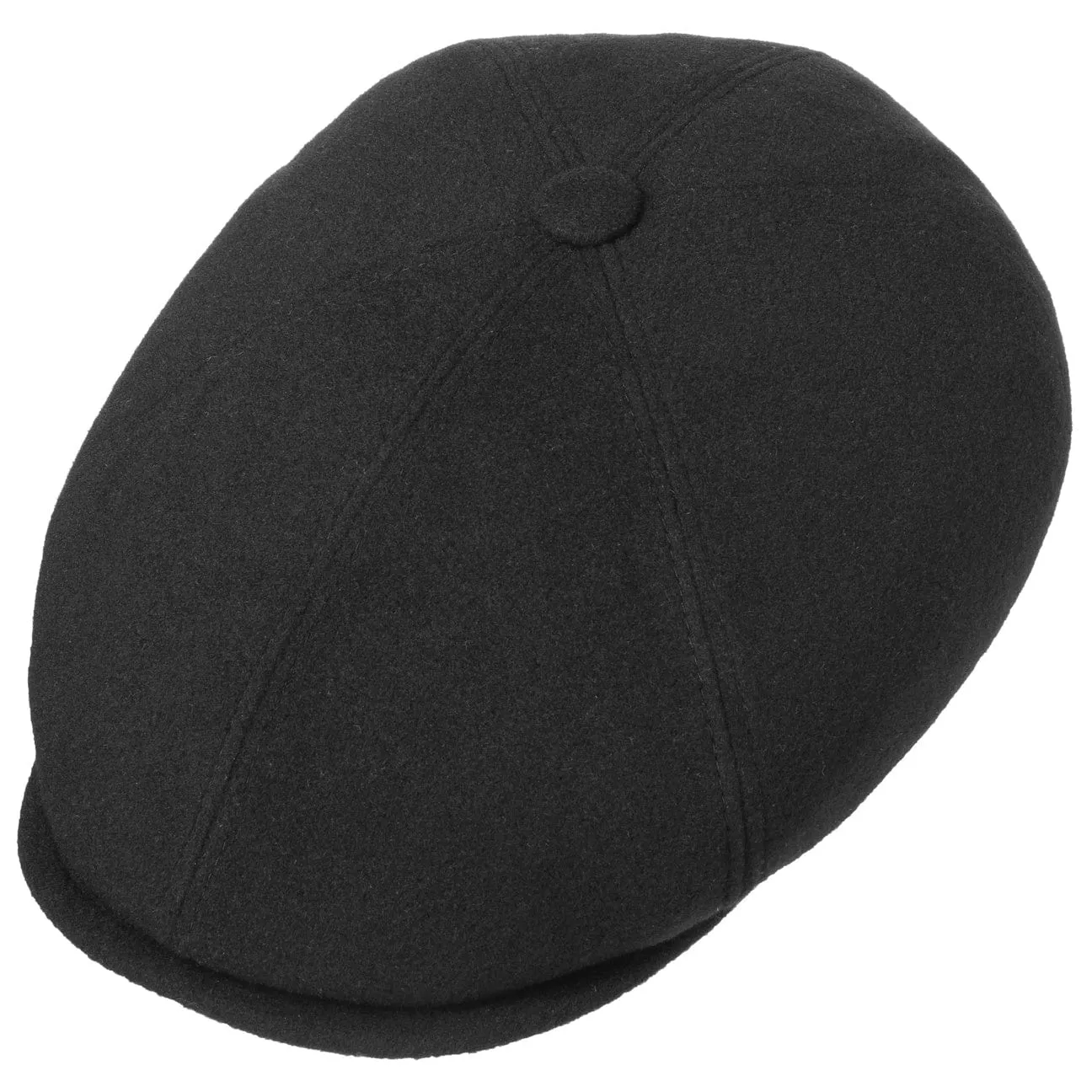 Reid 6 Panel Flat Cap by Stetson