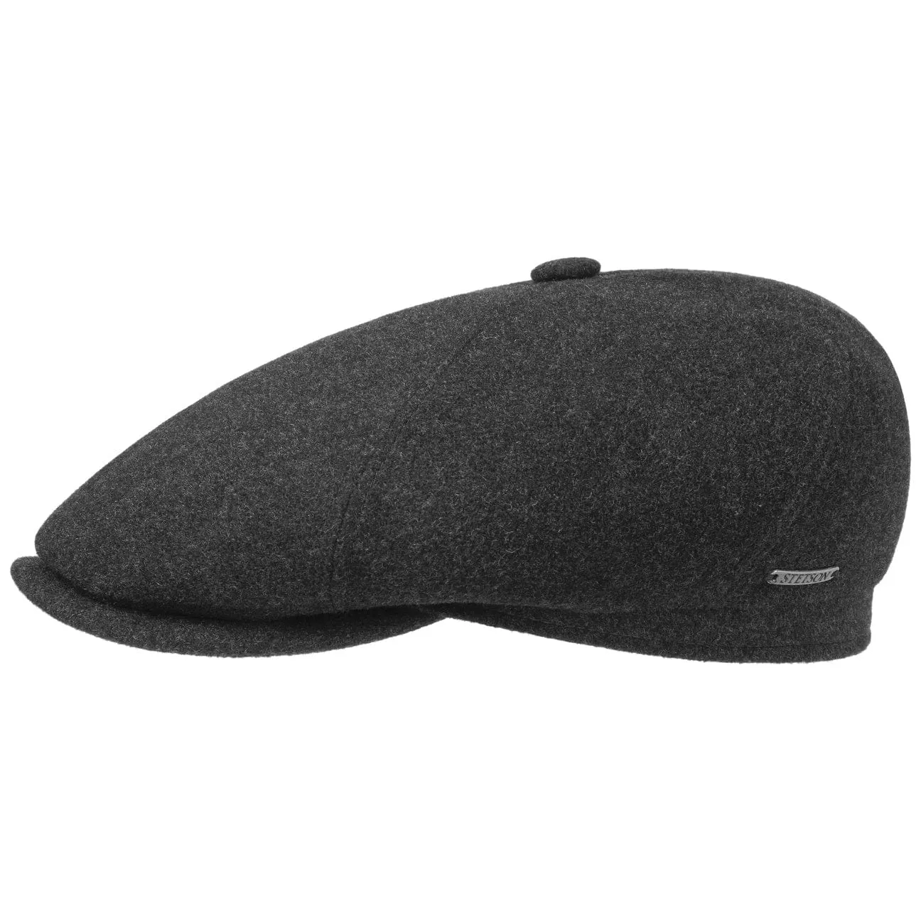 Reid 6 Panel Flat Cap by Stetson