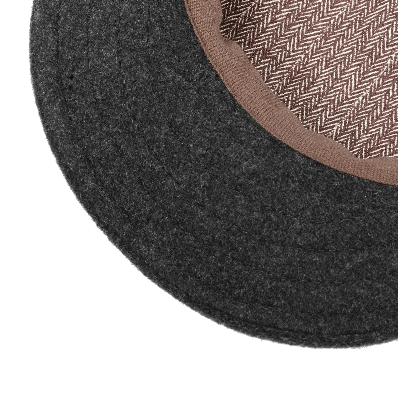 Reid 6 Panel Flat Cap by Stetson