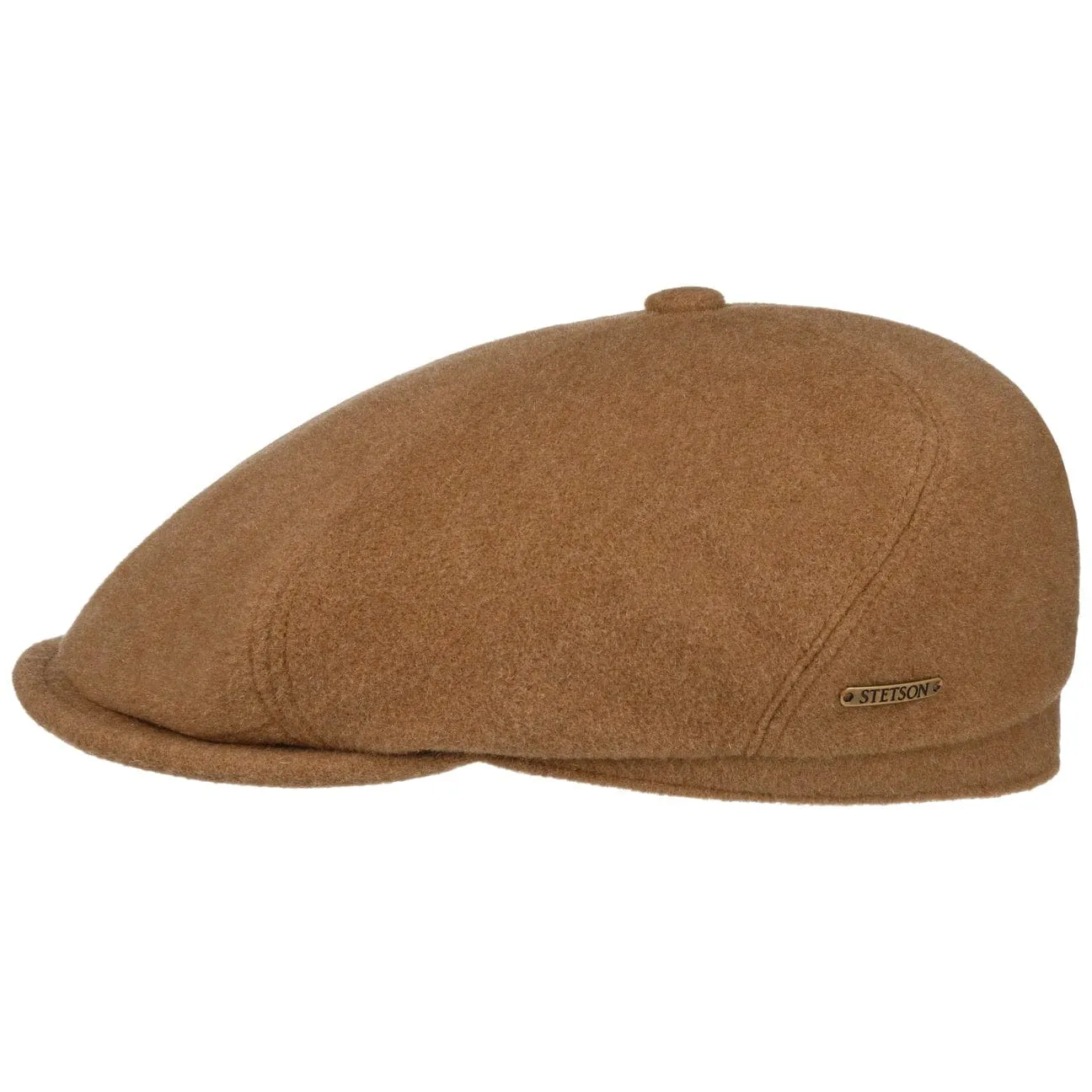 Reid 6 Panel Flat Cap by Stetson