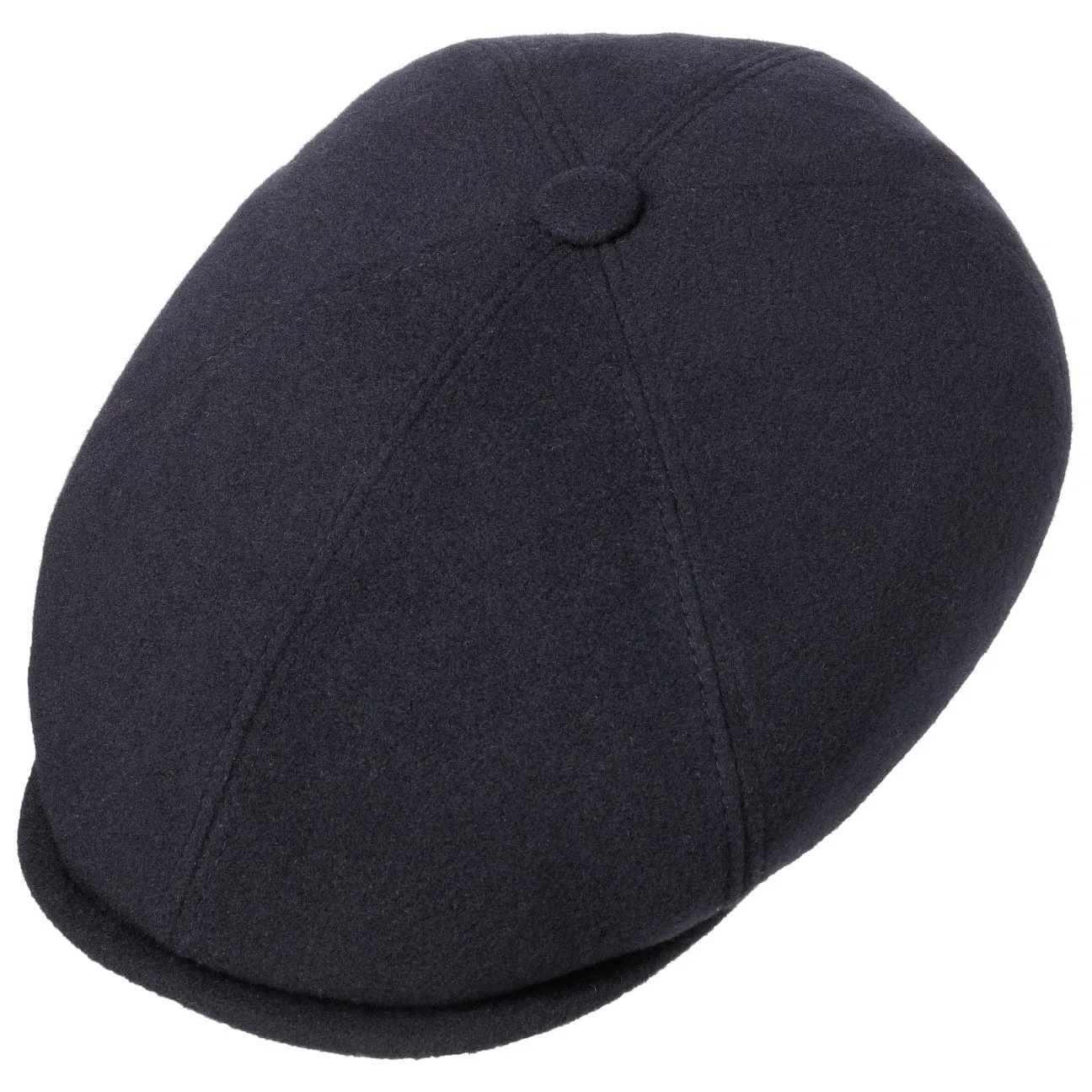 Reid 6 Panel Flat Cap by Stetson