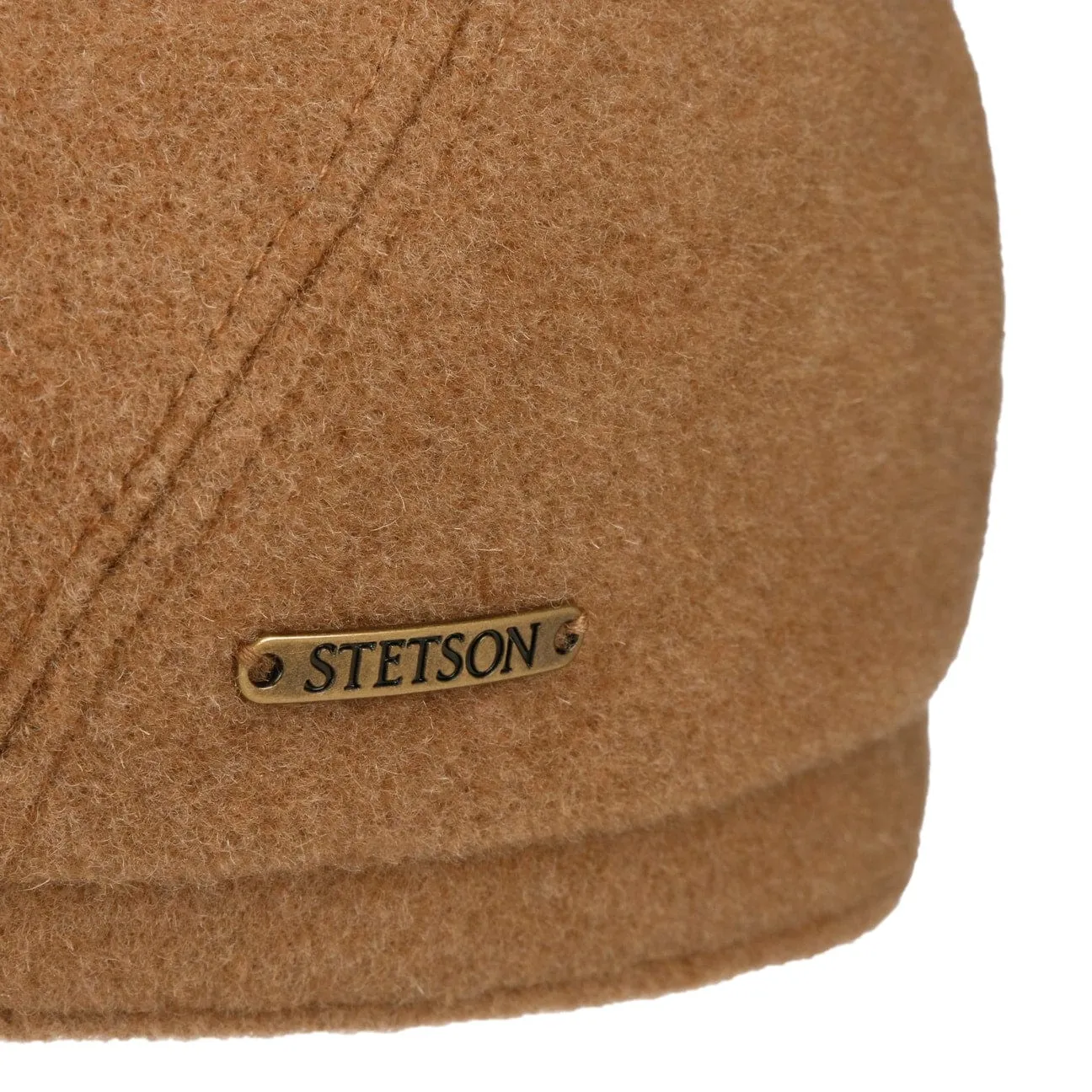 Reid 6 Panel Flat Cap by Stetson