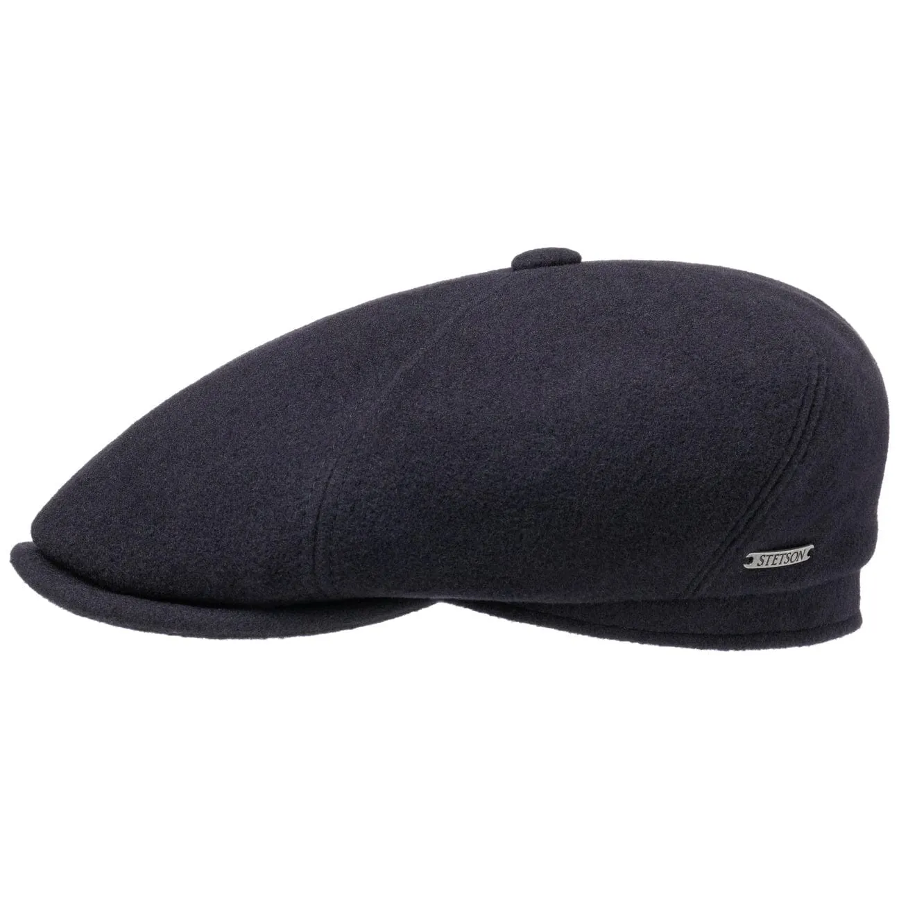 Reid 6 Panel Flat Cap by Stetson