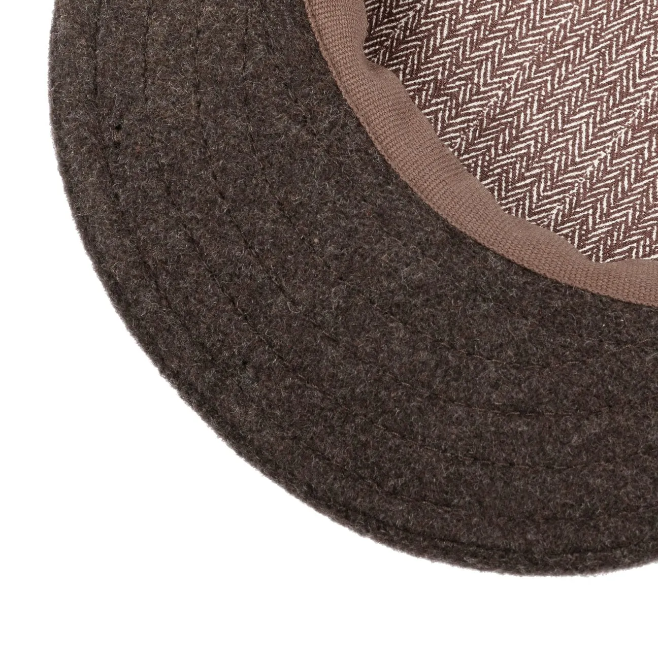 Reid 6 Panel Flat Cap by Stetson