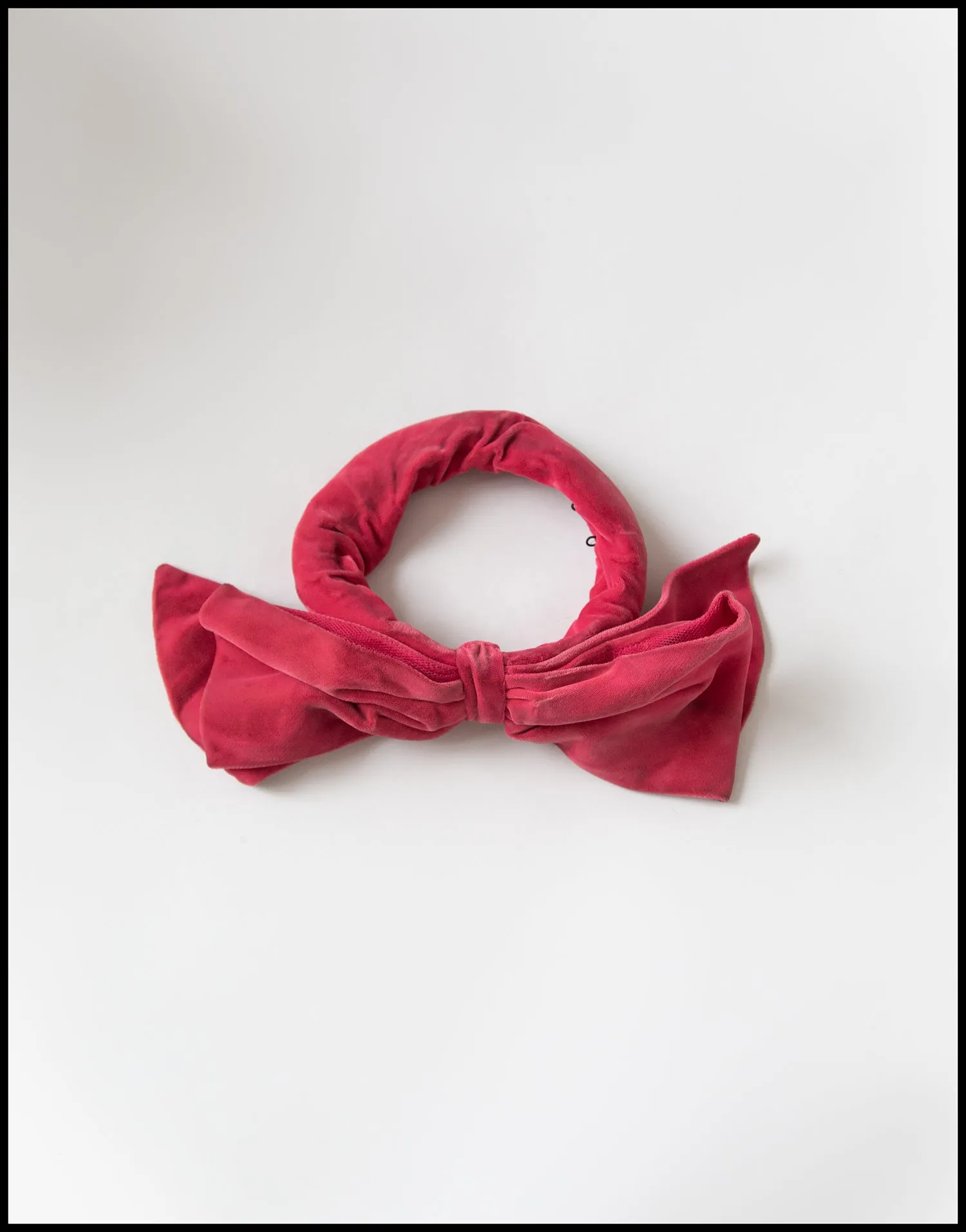 RESERVED Vintage 1950s Pink Velvet Bow Hat