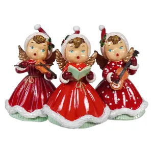 Resin Retro Carolers