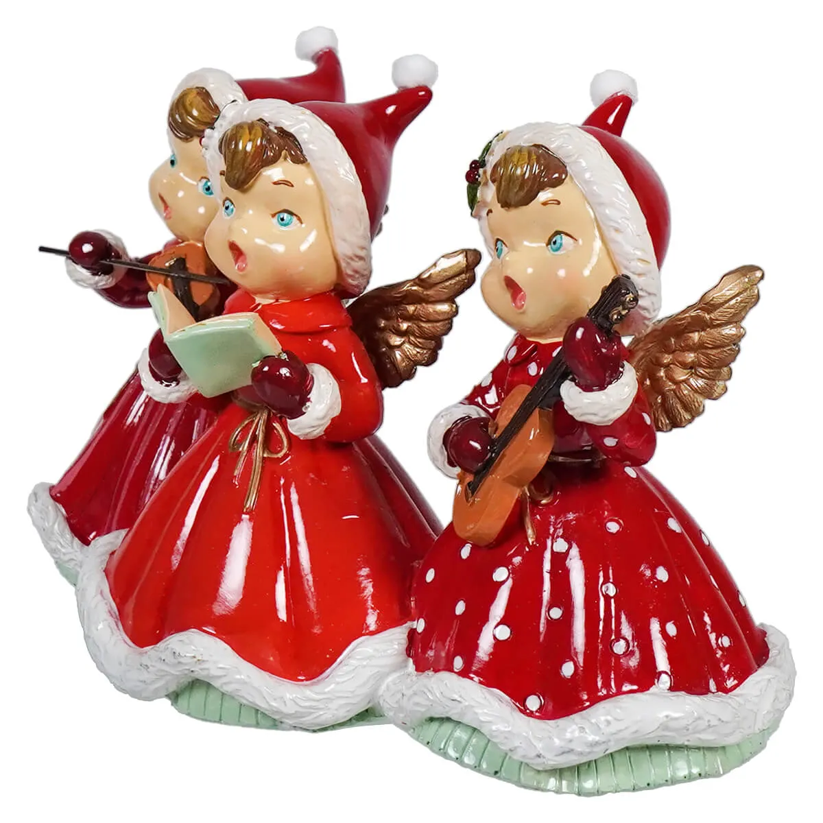Resin Retro Carolers