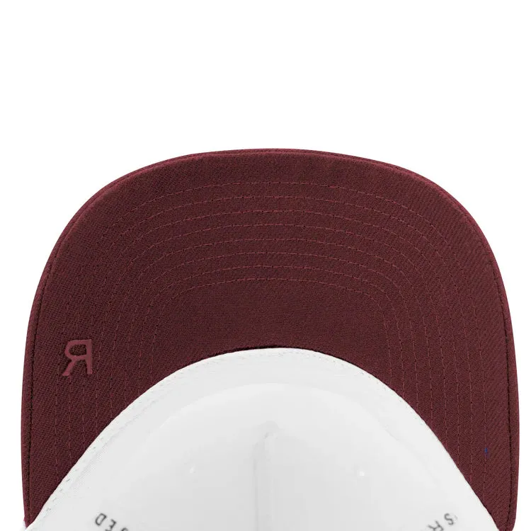 REVERSED Florida State Special Edition Two Tone Casual Snapback Hat - White