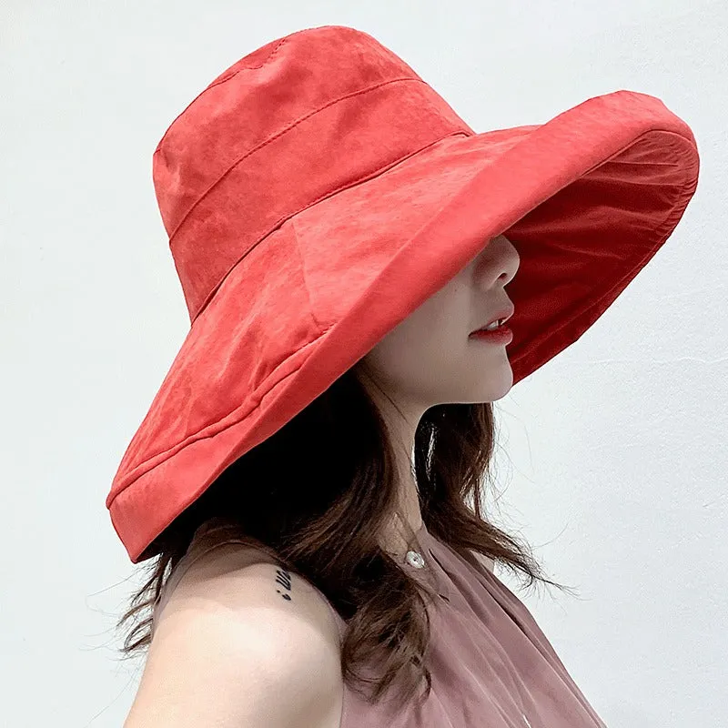 Reversible Wide Brim Summer Stylish Bucket Hat