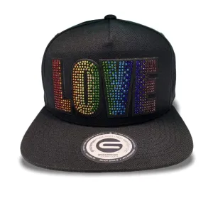 Rhinestone Snapback Hat | Love Bold