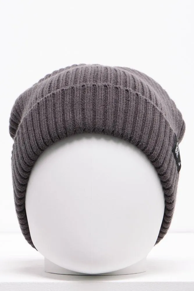 Rib Beanie Dark Grey