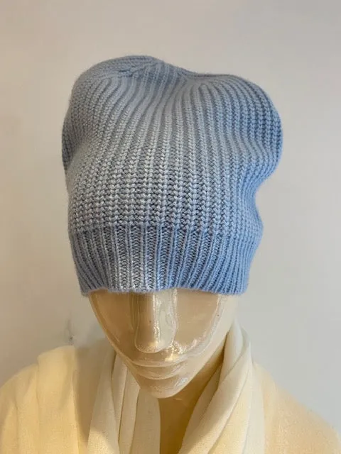 Ribbed Cashmere Cable Hat -  Winter Sale 50% Off - At checkout use code Winter50%