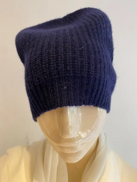 Ribbed Cashmere Cable Hat -  Winter Sale 50% Off - At checkout use code Winter50%