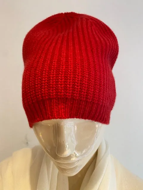 Ribbed Cashmere Cable Hat -  Winter Sale 50% Off - At checkout use code Winter50%