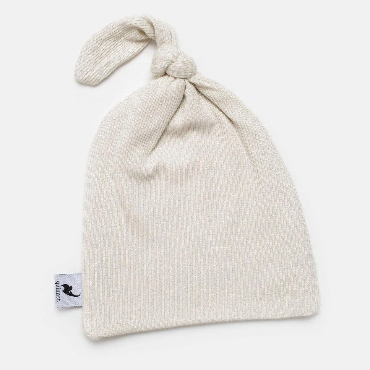 Ribbed Top Knot Hat