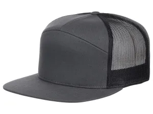 Richardson 168 7 Panel Trucker - Charcoal/Black