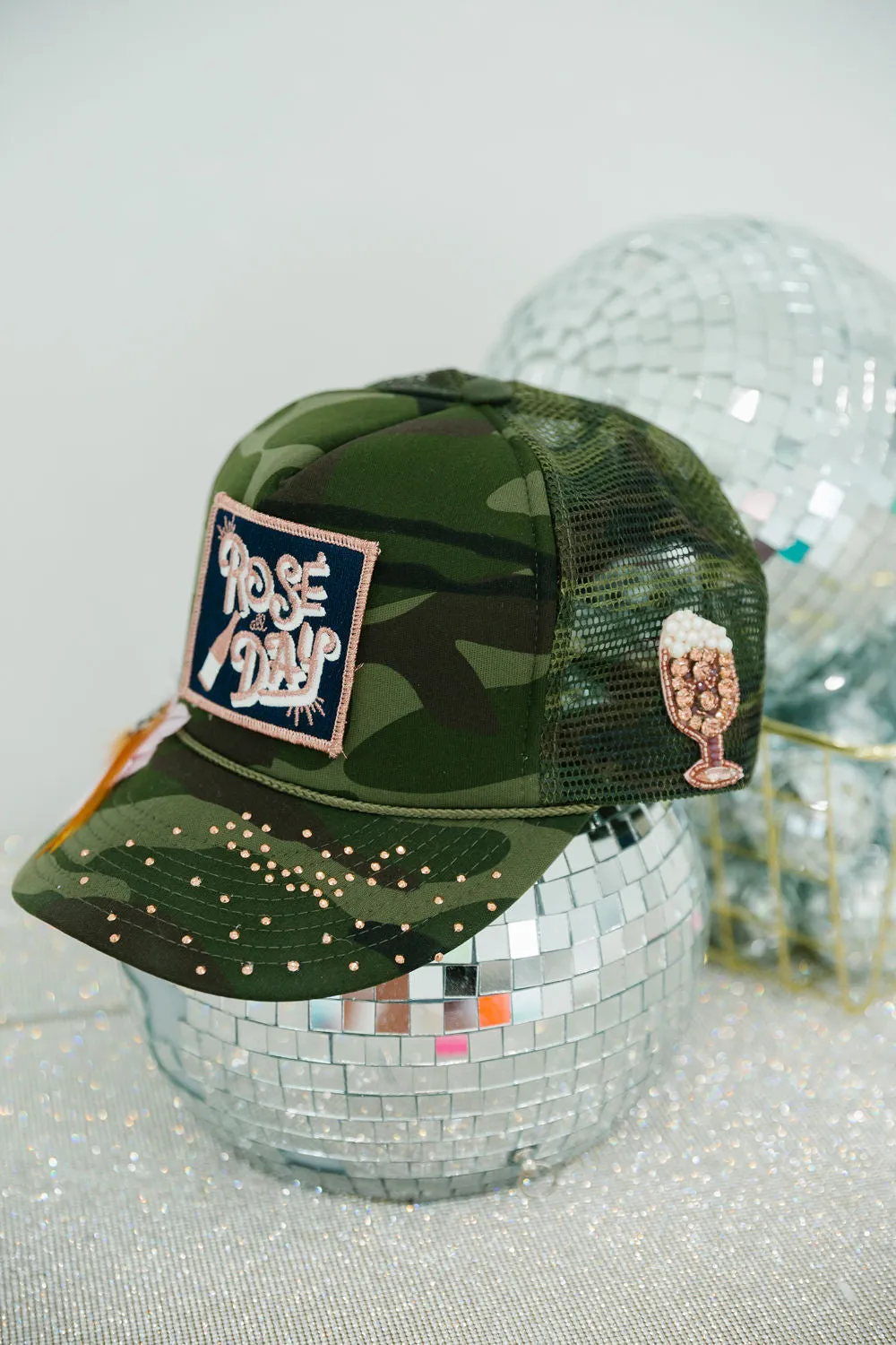 ROSE ALL DAY CAMO TRUCKER HAT