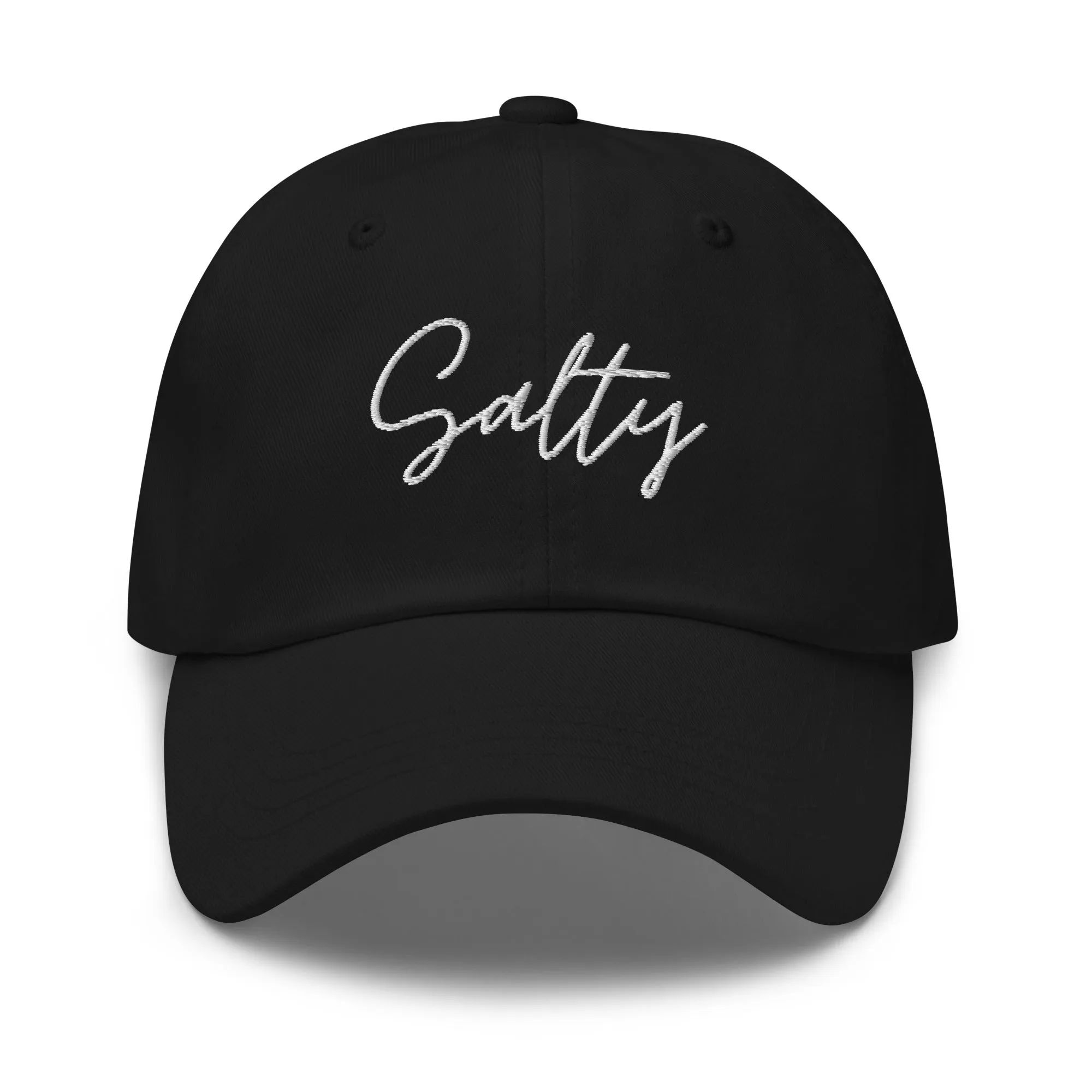 Salty Embroidered Beach Baseball Cap