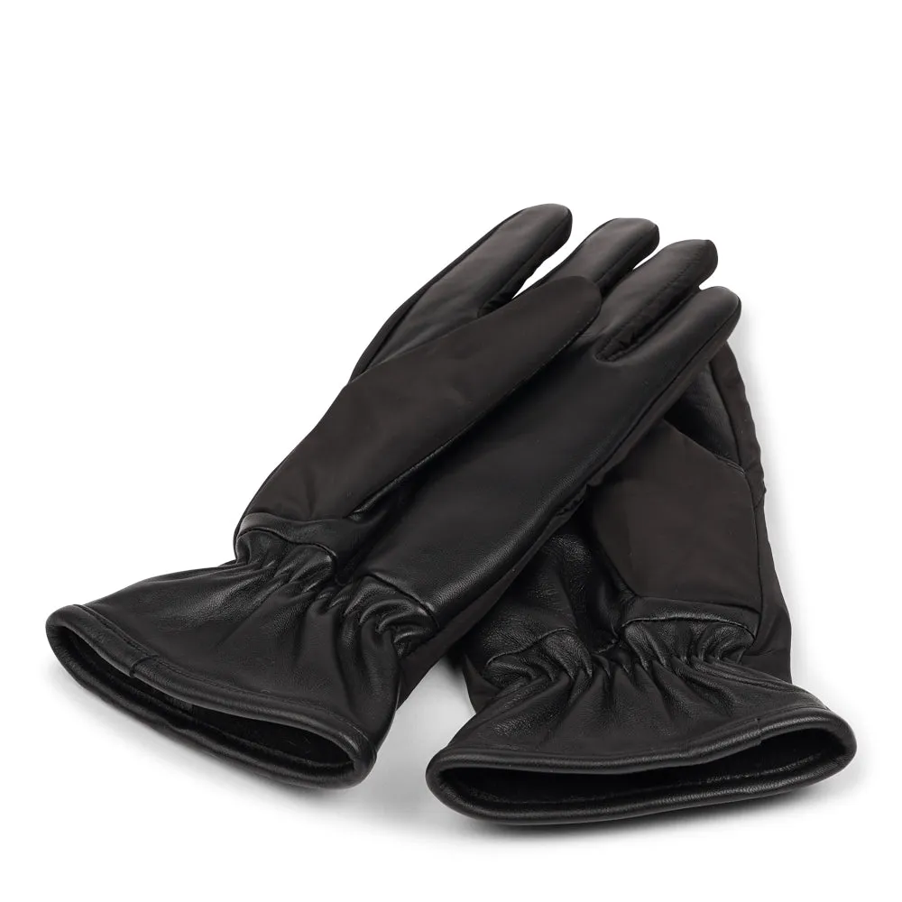 Sandria - Insulated Nylon Gloves with Fleece Lining