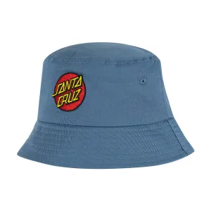 Santa Cruz - Classic Dot Patch Youth Bucket Hat Vintage Blue
