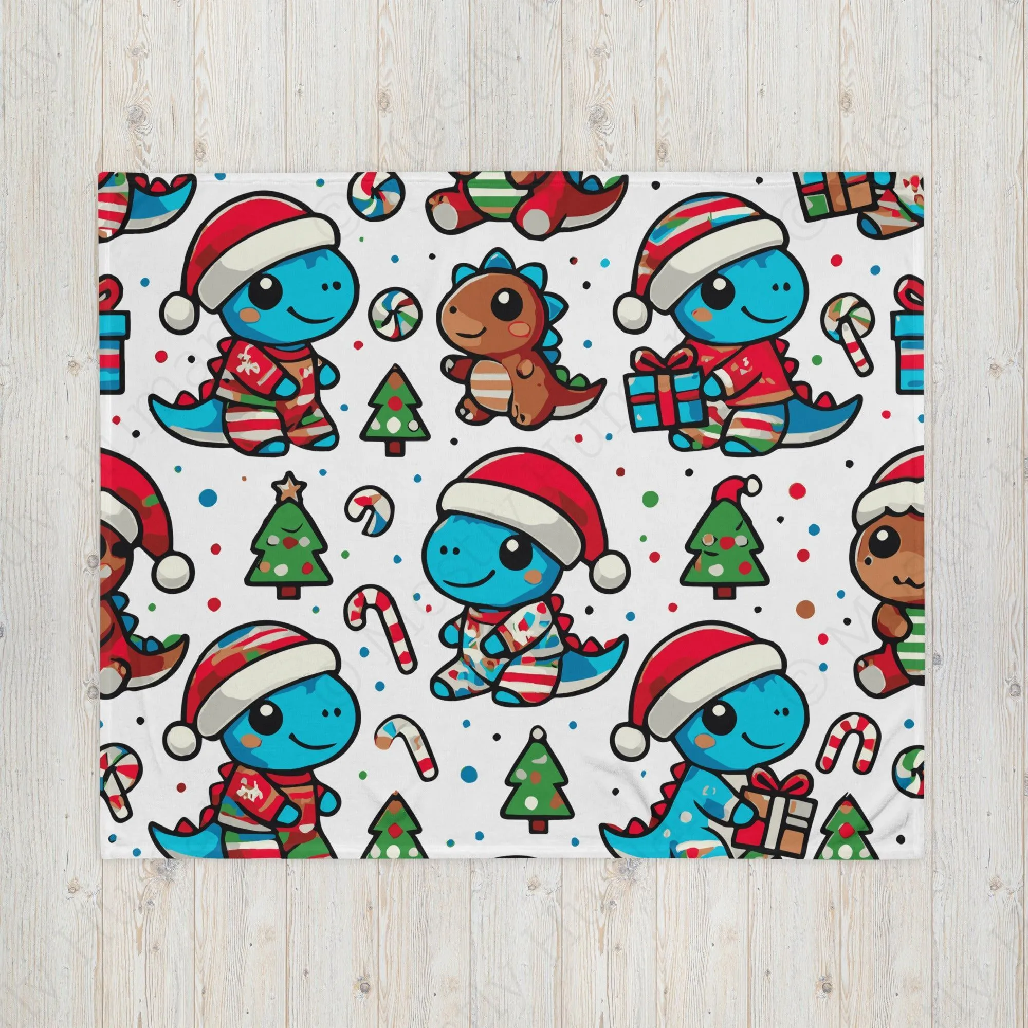 Santa Dinosaurs Christmas