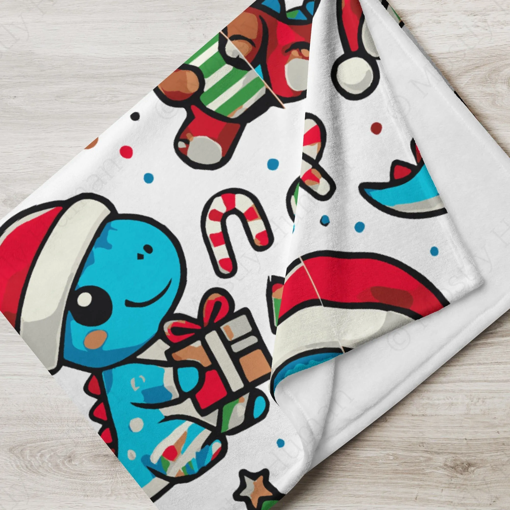 Santa Dinosaurs Christmas