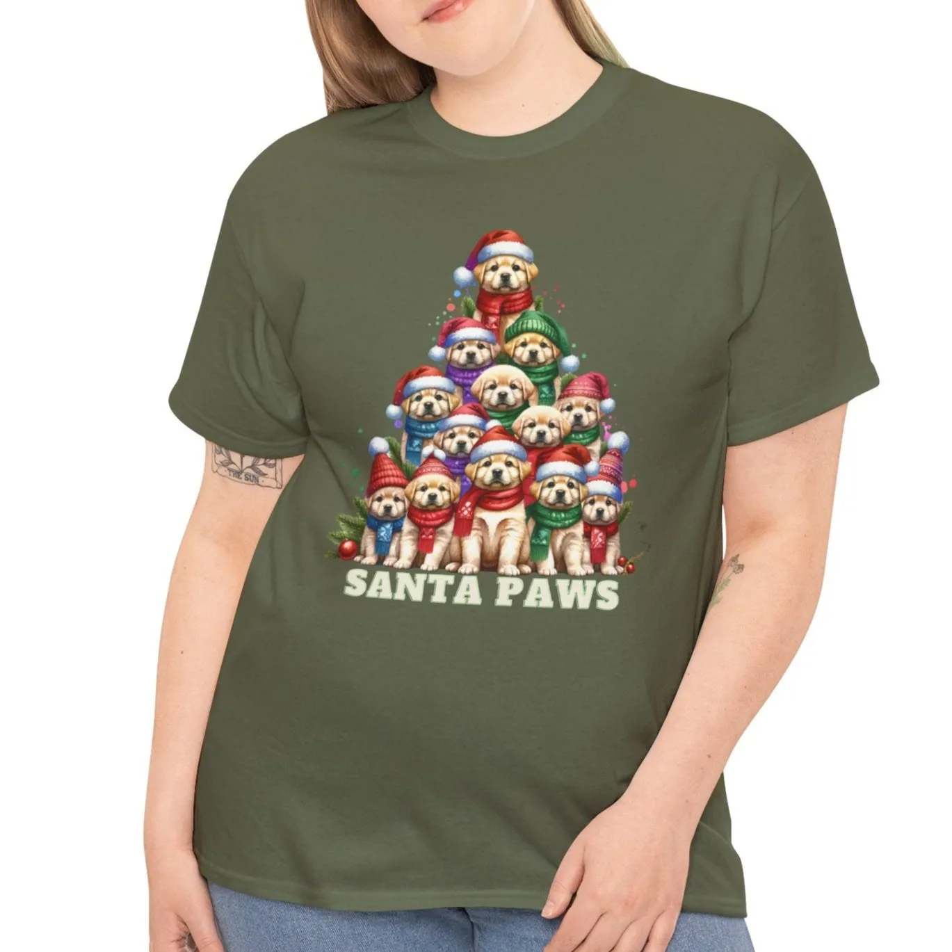 Santa Paws Tree Tee