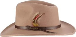 Scala Classico Men's Crushable Felt Outback Hat