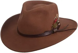 Scala Classico Men's Crushable Felt Outback Hat
