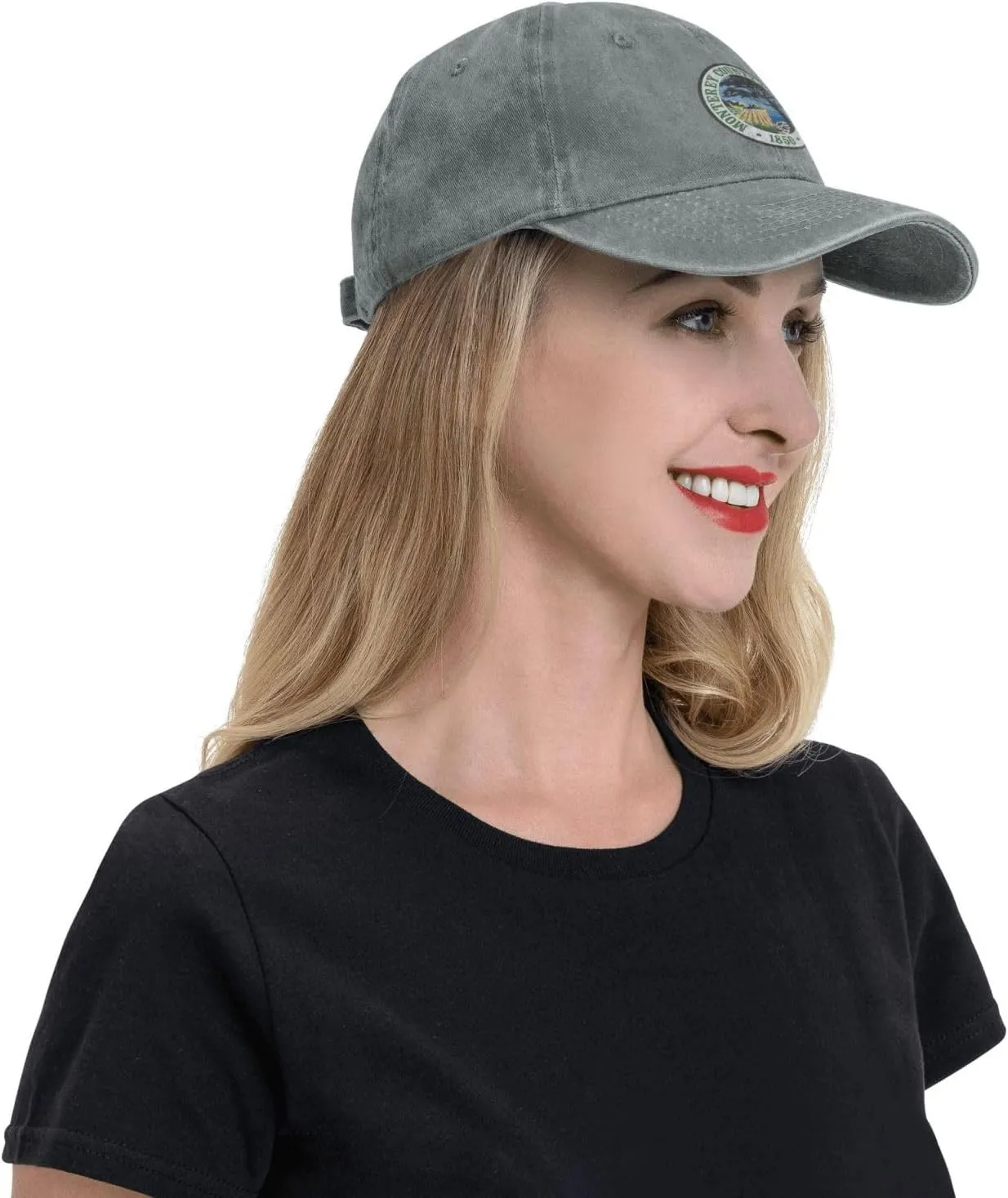 Seal of Monterey County, California Baseball Cap for Men Women Vintage Trucker Hat Golf Hats Dad Hat