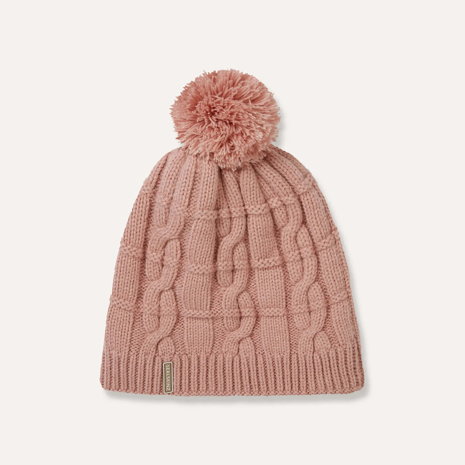 Sealskinz Hemsby Waterproof Cable Knit Bobble Hat