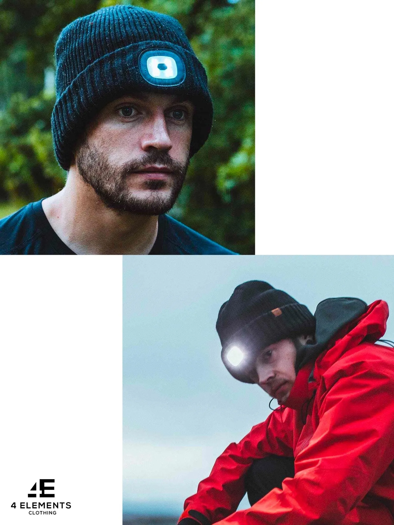 Sealskinz - LED Waterproof & Windproof Beanie Hat / Cold Weather Roll Cuff - Heydon