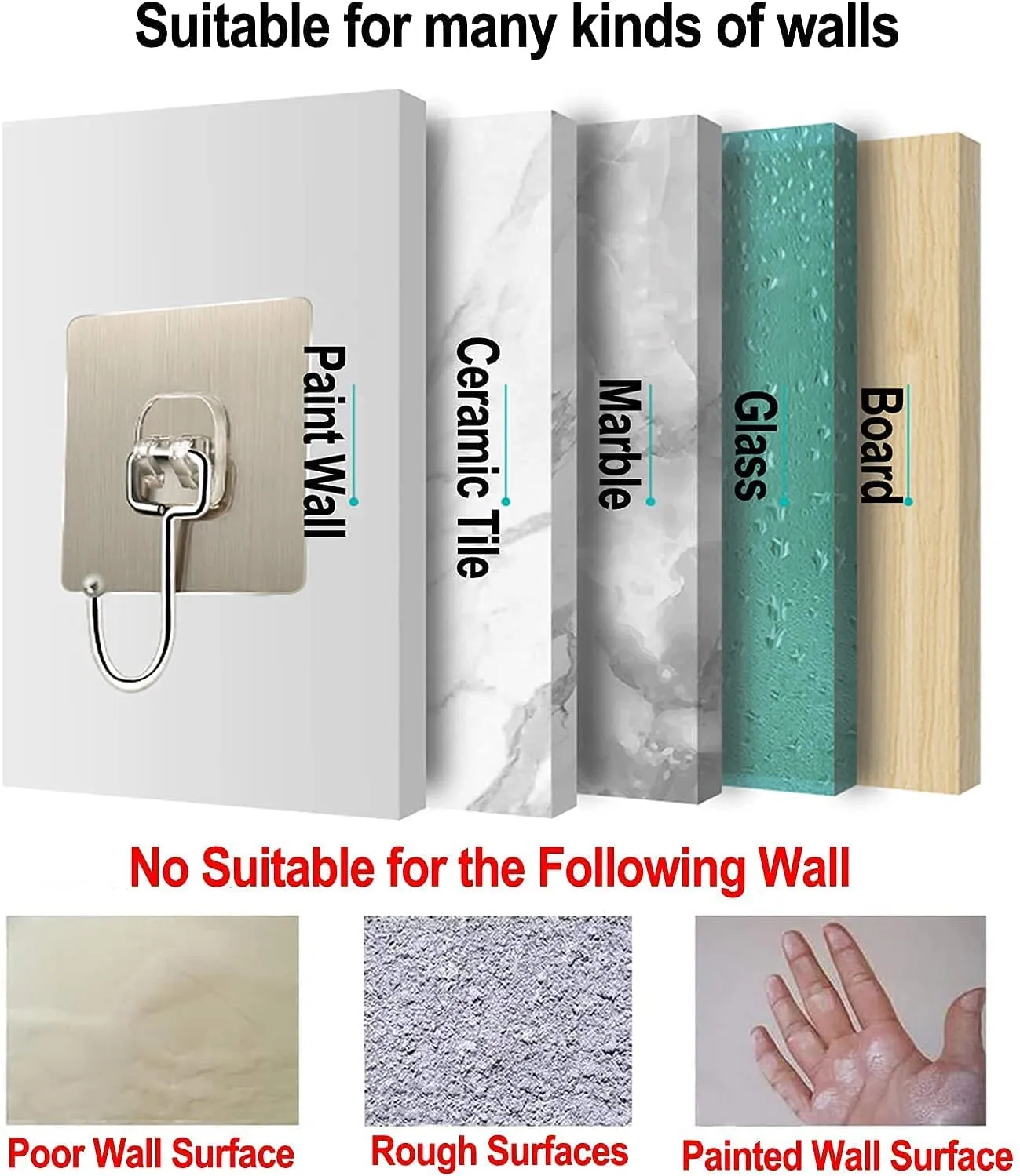 Self Adhesive Hook - Metal Big Hangers