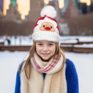 Sequin Santa Childrens Bobble Hat